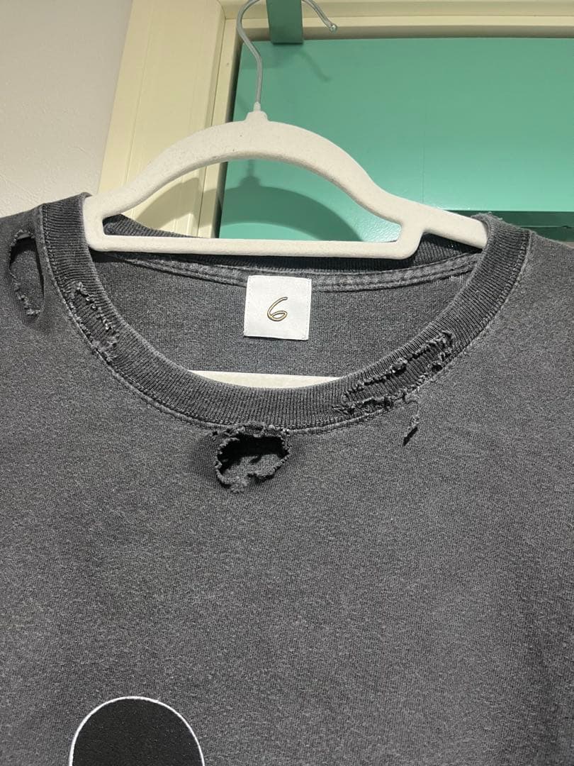 visvimsup 無言取引多い 様roku 6 ミッキー Tシャツ Lサイズ