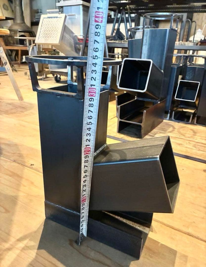 ロケットストーブ　薪ストーブ　コンロ