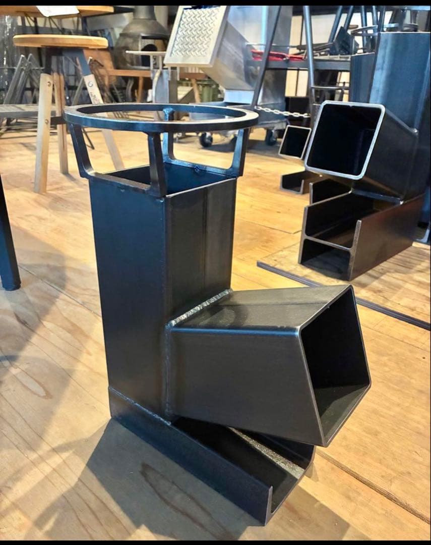 ロケットストーブ　薪ストーブ　コンロ