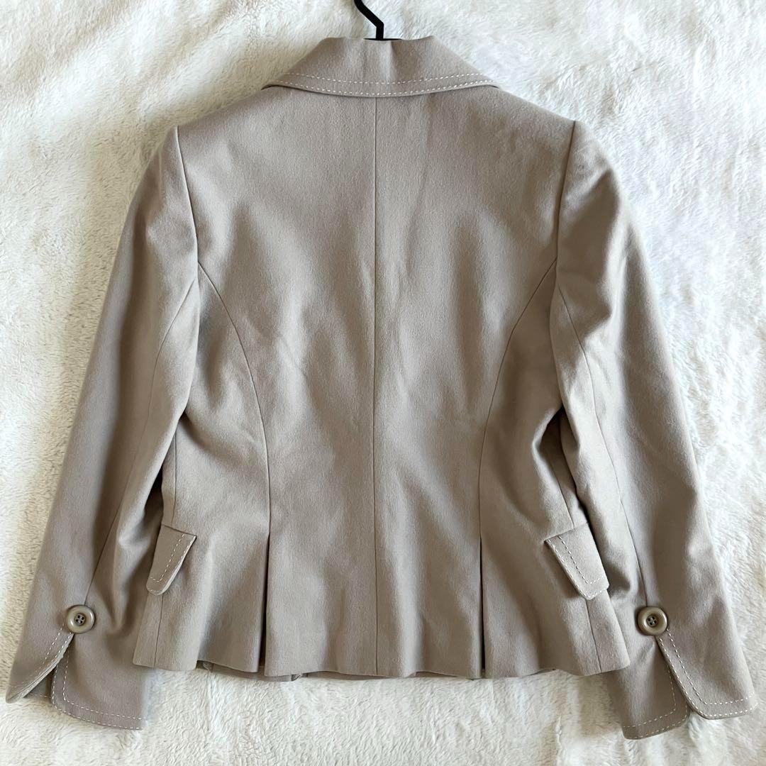 クリスチャンディオール ウール100% バージャケット M モスグレー