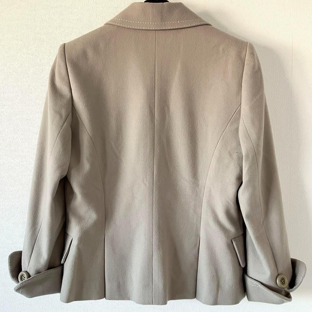 クリスチャンディオール ウール100% バージャケット M モスグレー