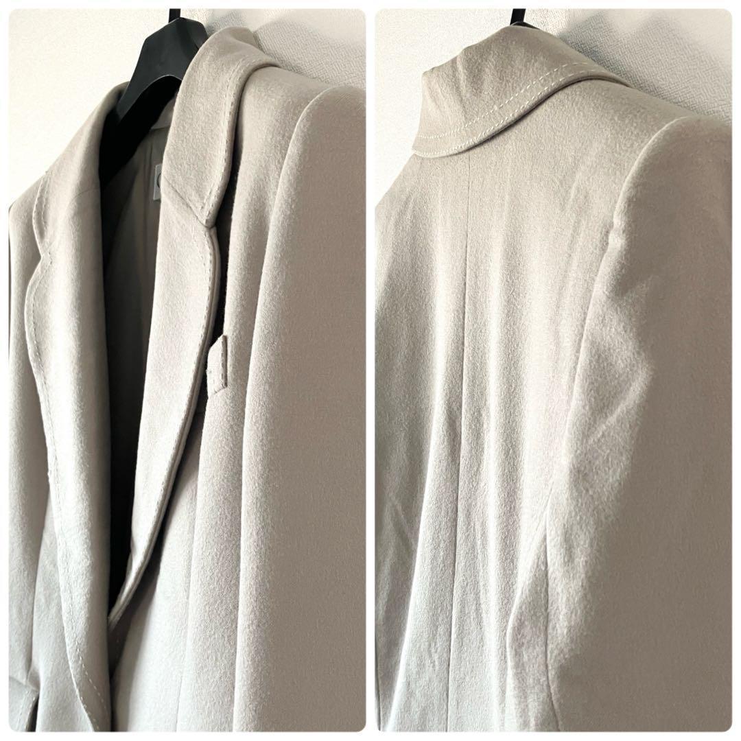 クリスチャンディオール ウール100% バージャケット M モスグレー