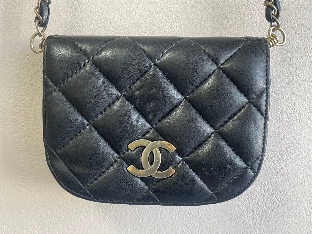 CHANEL キルティング ショルダーバッグ　マトラッセ チェーンショルダー