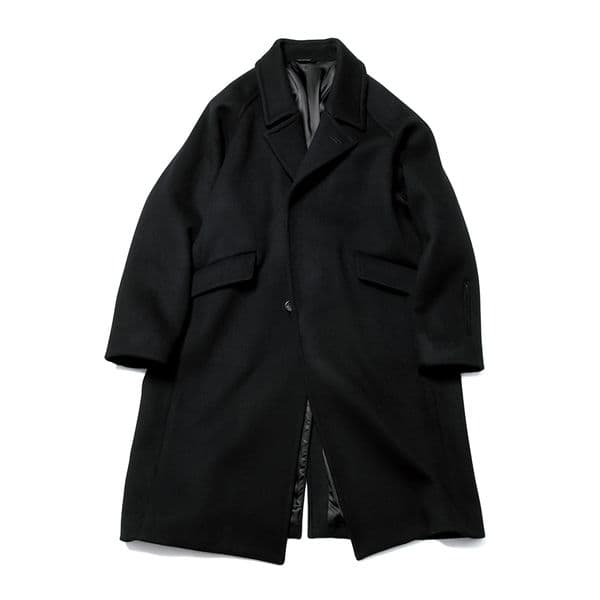SOPHNET. OVER SIZED COAT L ブラック