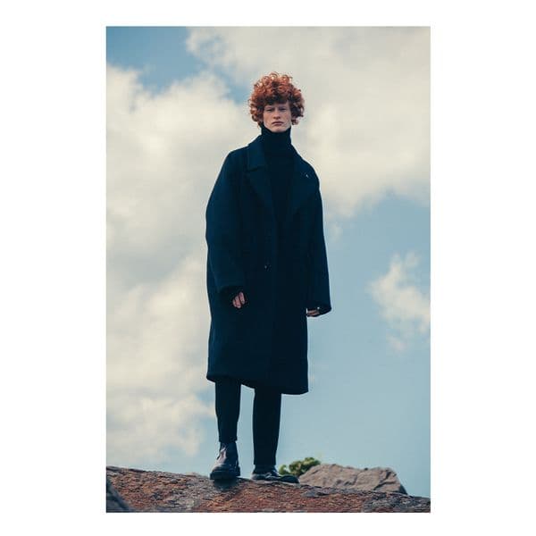 SOPHNET. OVER SIZED COAT L ブラック