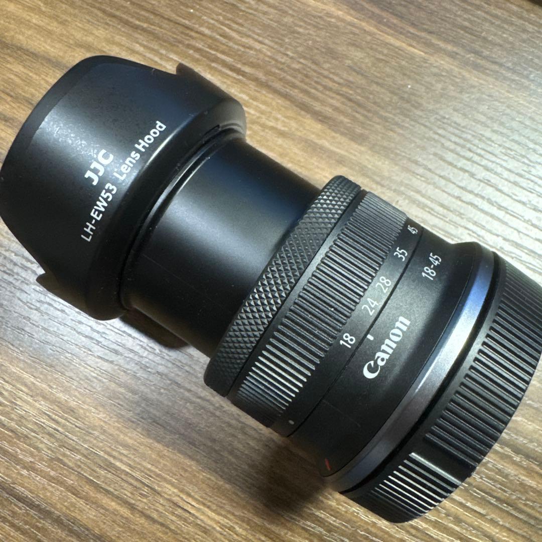 【美品】Canon RF-S 18-45mm レンズ 保護フィルター付き