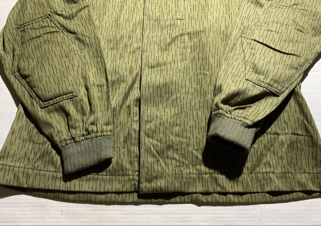 80S ヴィンテージ 東ドイツ 空挺部隊 ジャケット レインドロップ レインカモ