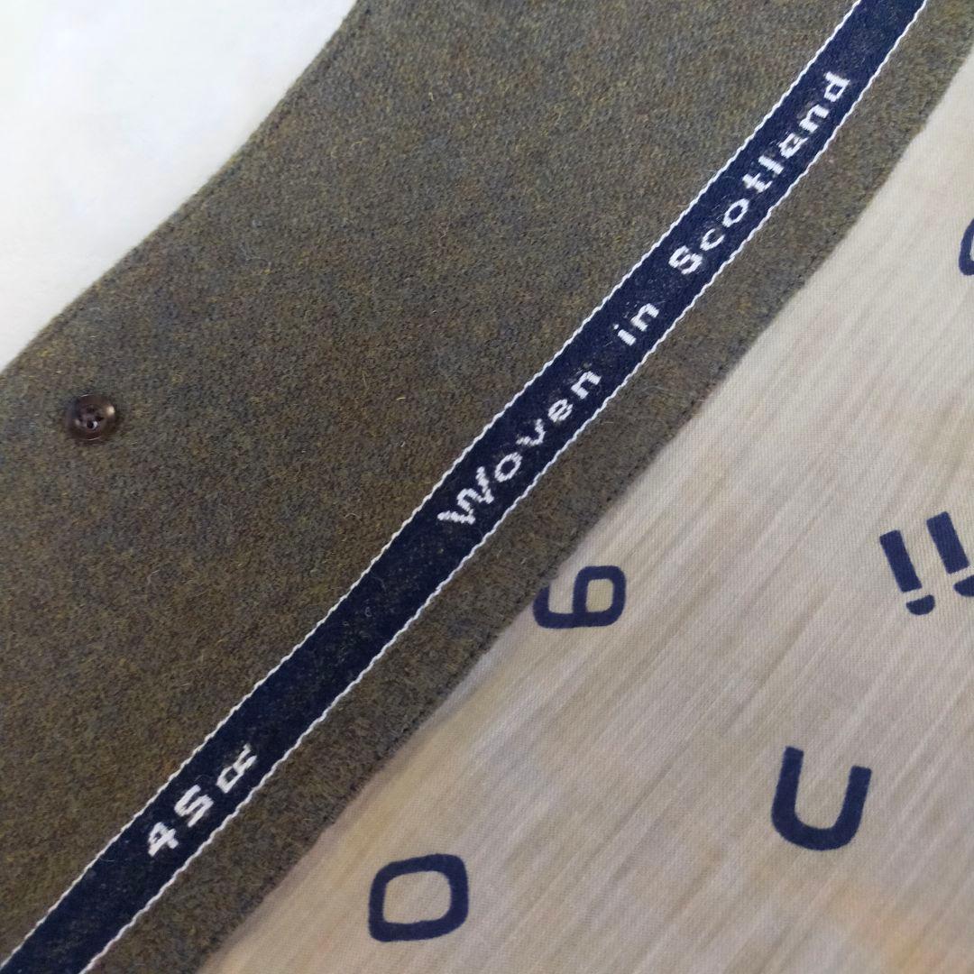 美品　umii908　英国製ツイード生地　2　チェスターコート　ウールジャケット