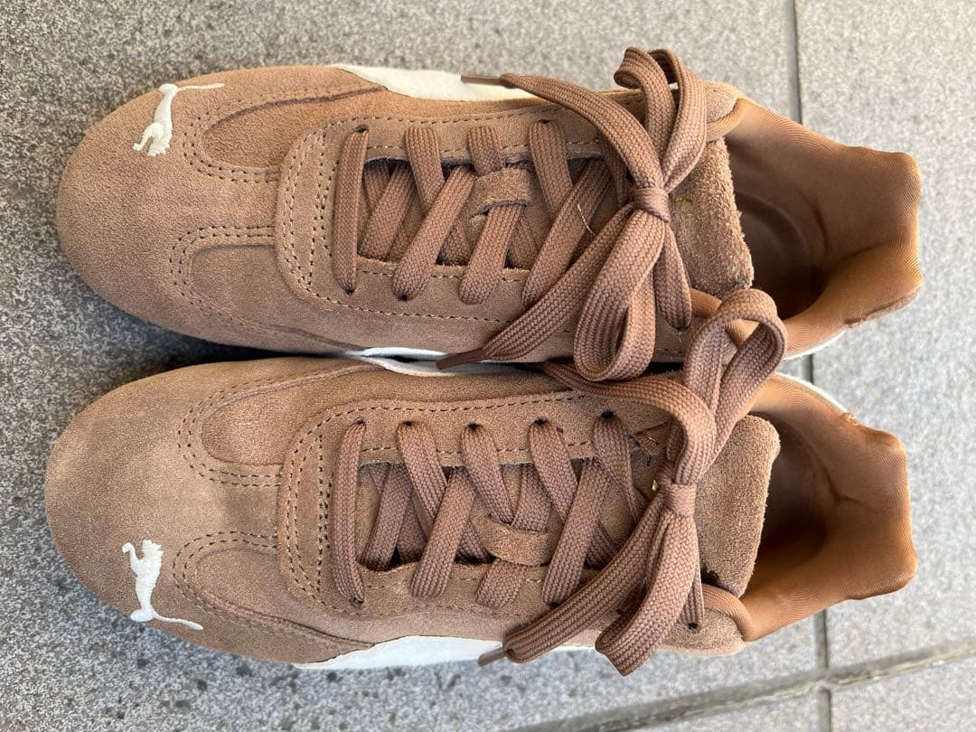 PUMA スエード　スニーカー　キャメル