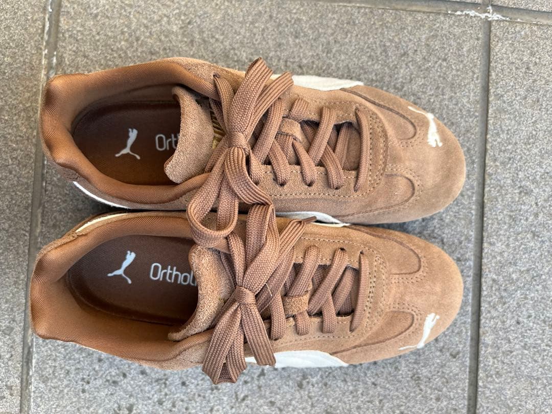 PUMA スエード　スニーカー　キャメル