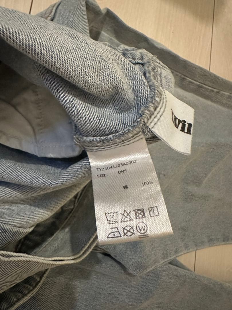 チャオパニックティピー/WILLOW/デニムサロペット