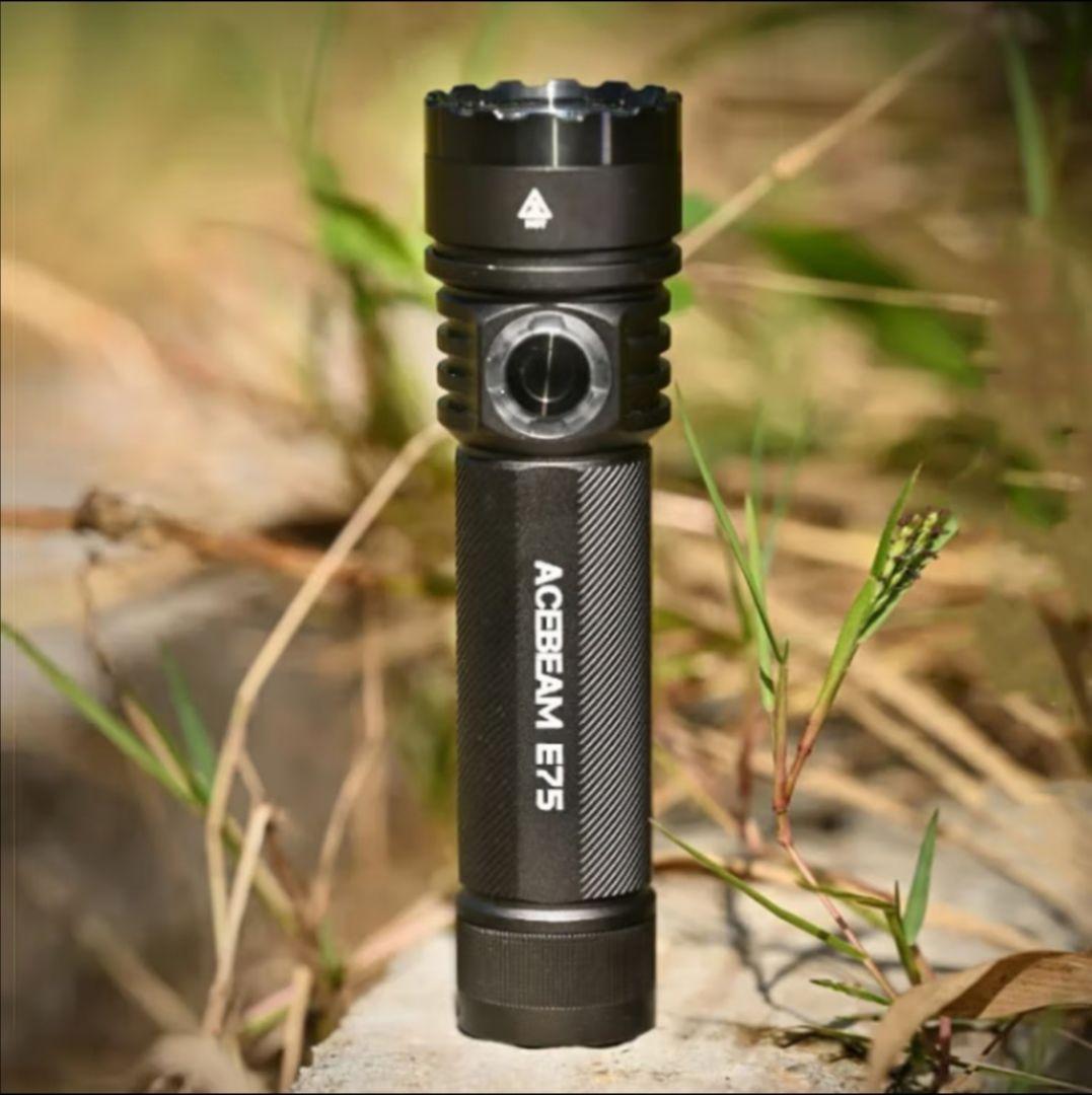 最終値下げAcebeam E75懐中電灯高CRI 5000K -3000ルーメン