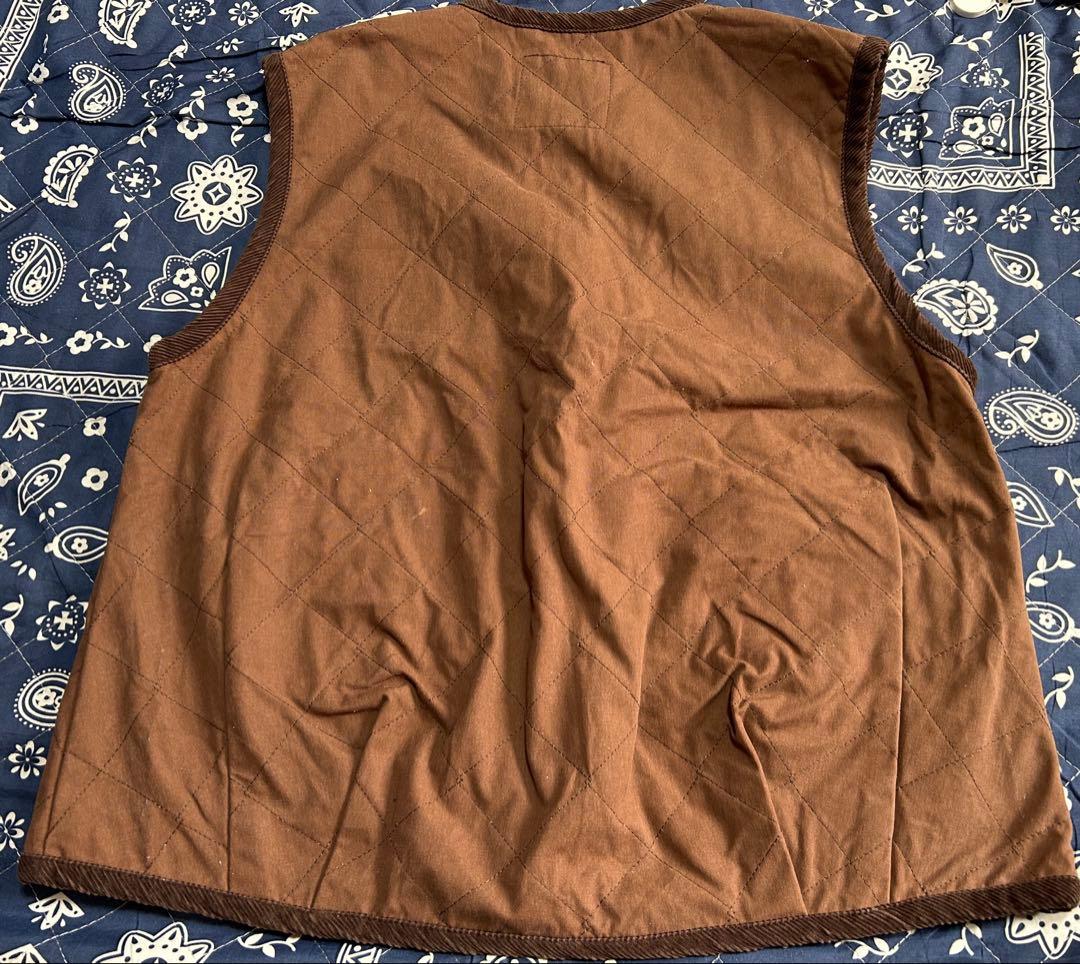 LAVENHAM キルティングジレ サイズ38 ブラウン 茶色