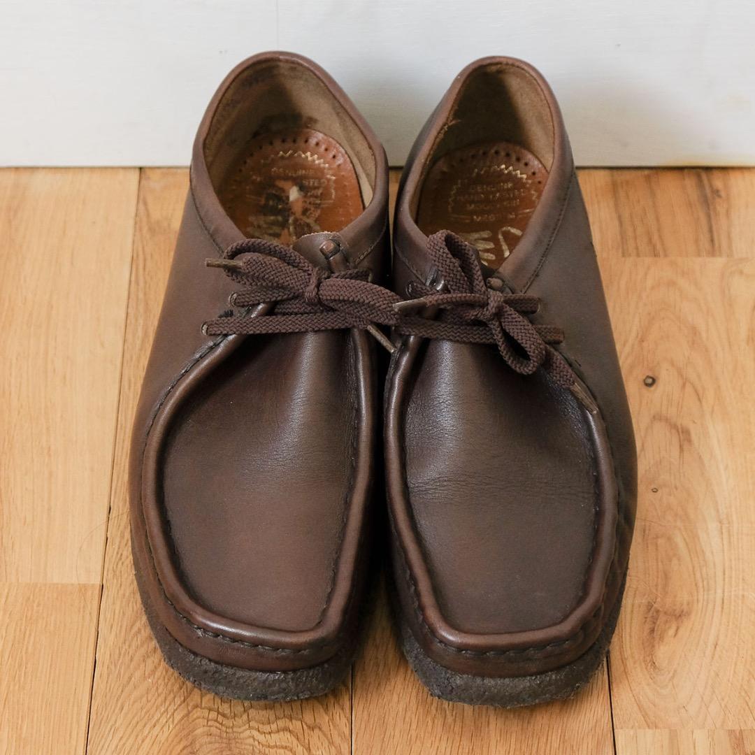 R*e様 希少アイルランド製 クラークス Clarks ワラビー スムースレザー