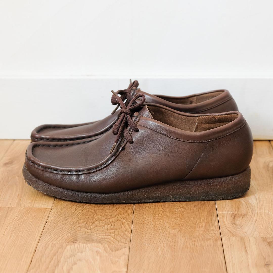 R*e様 希少アイルランド製 クラークス Clarks ワラビー スムースレザー