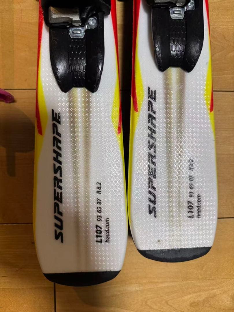 HEAD スキー板 セット　キッズ ジュニア 107cm ブーツ20センチ