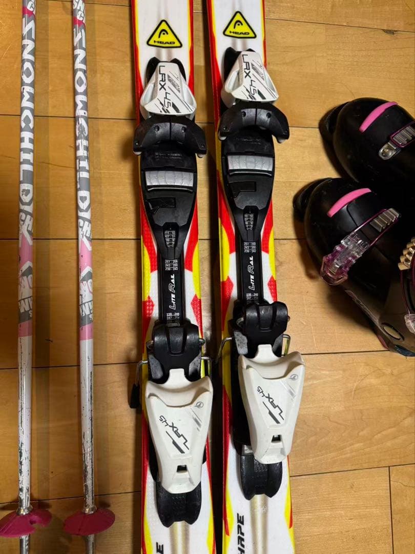 HEAD スキー板 セット　キッズ ジュニア 107cm ブーツ20センチ