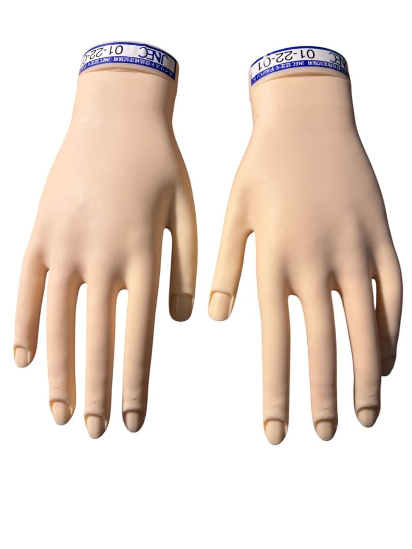 【美品】ネイリスト技能検定試験モデルハンド JNEC認定モデルハンド（両手）