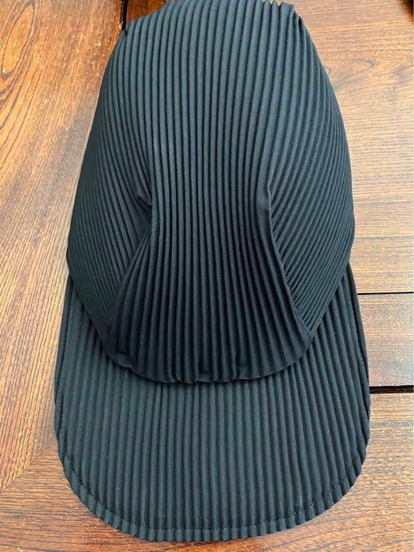 オムプリッセイッセイミヤケ キャップ プリーツキャップ 帽子