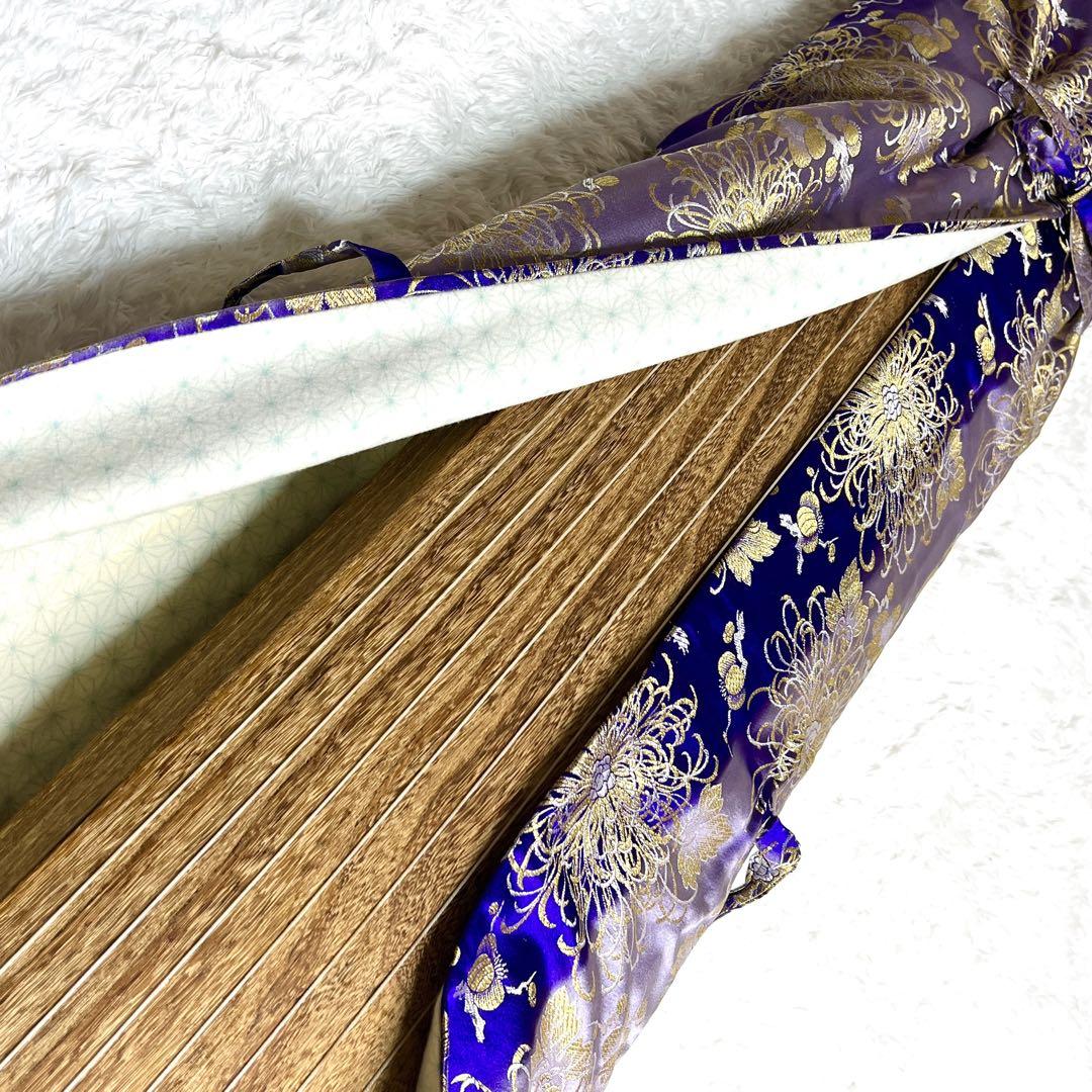 み*ぃ様 【付属品あり】十三弦 お琴 桐材 練習用 琴柱 油単付 ゆたん 13弦