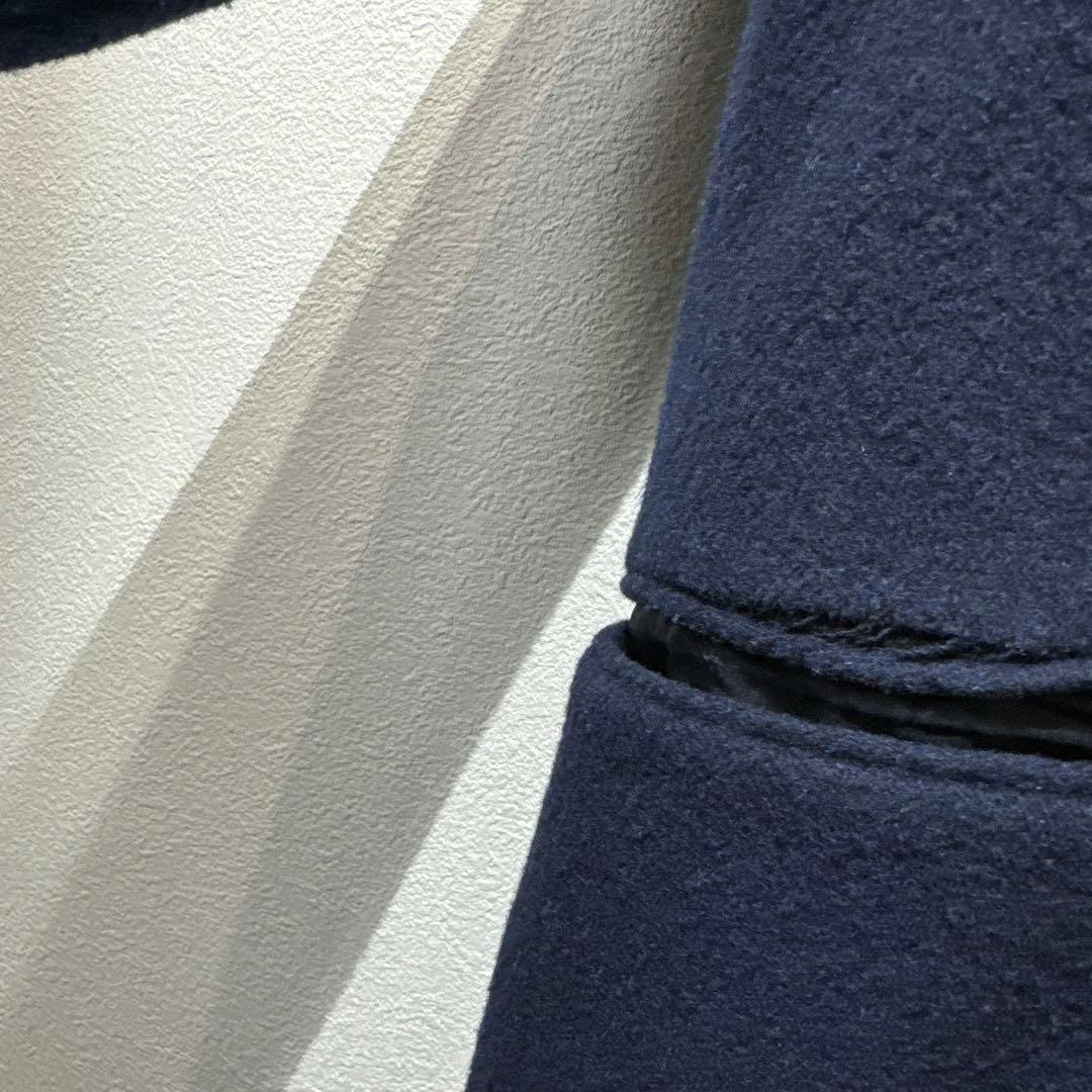 希少 ワイズ 上質 ウール チェスターコート キルティングライナー付き 中綿