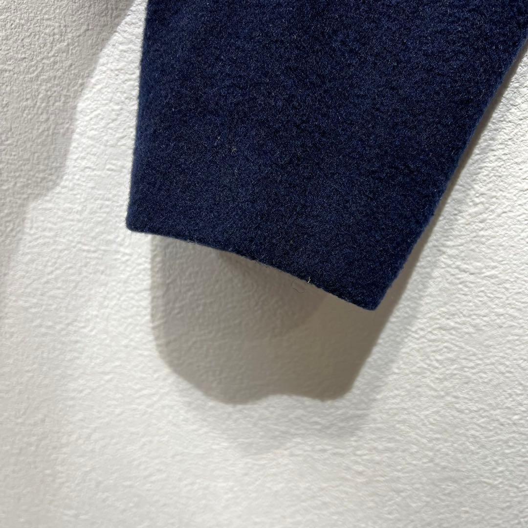 希少 ワイズ 上質 ウール チェスターコート キルティングライナー付き 中綿