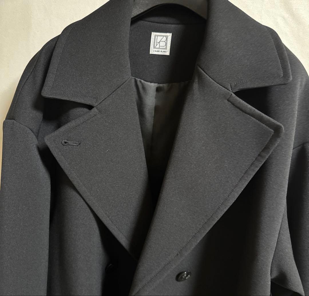 【美品！着用1回のみ】L'AUBE BLANC coat コート 黒