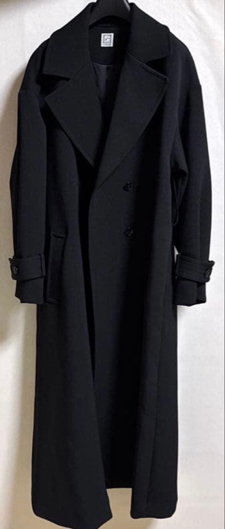 【美品！着用1回のみ】L'AUBE BLANC coat コート 黒