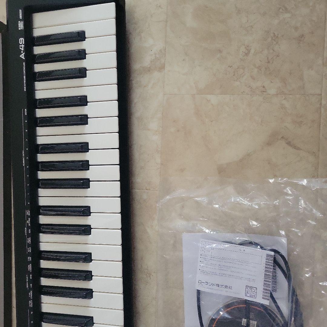 Roland A-49 MIDIキーボードコントローラー ブラック