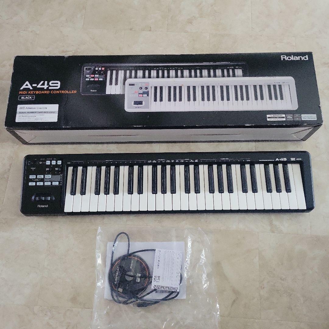 Roland A-49 MIDIキーボードコントローラー ブラック