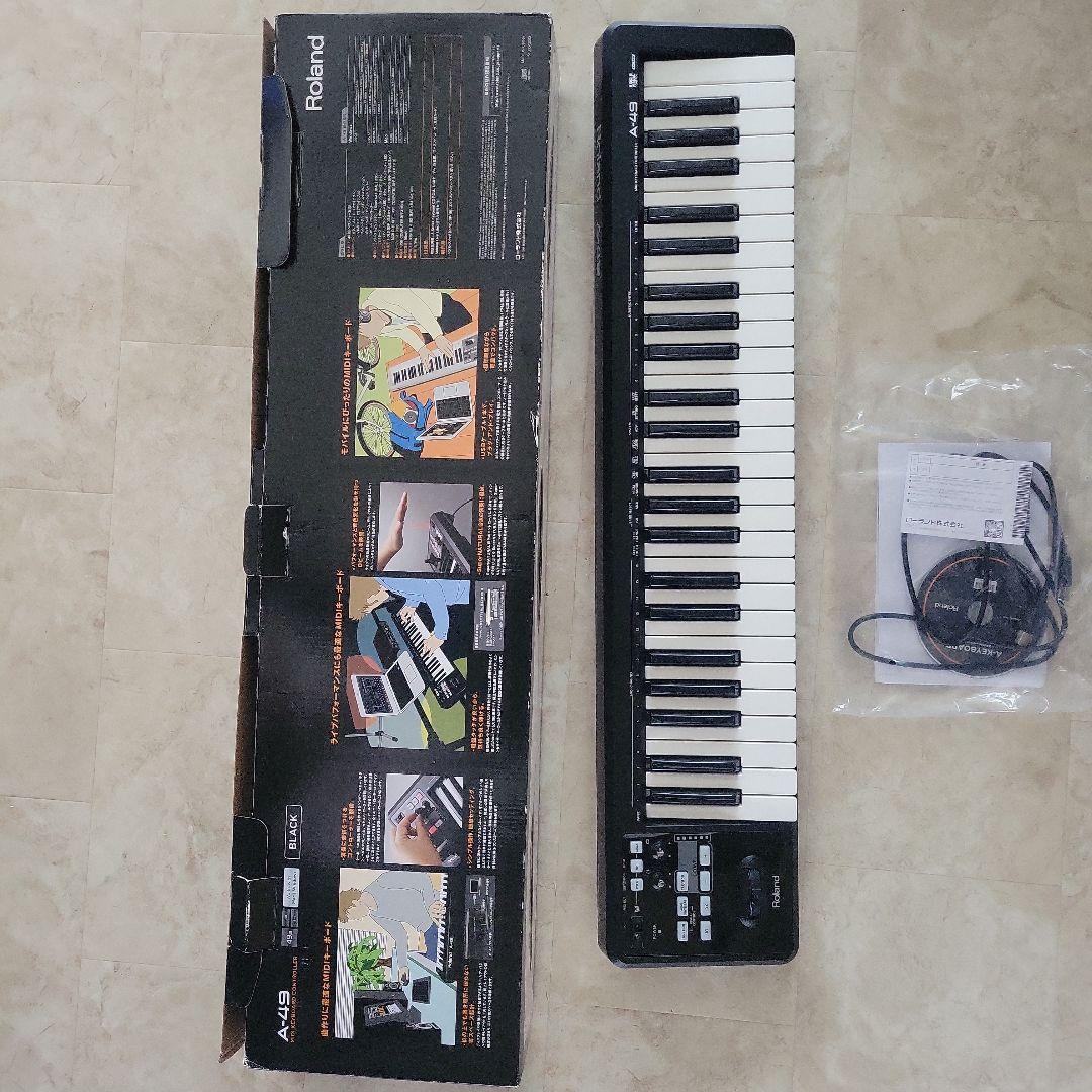 Roland A-49 MIDIキーボードコントローラー ブラック