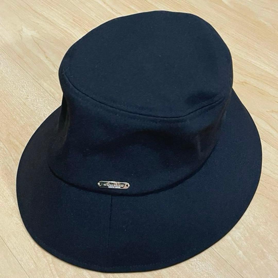 芦屋ロサブラン　100%完全遮光 バケットハット シャンブレーブラック