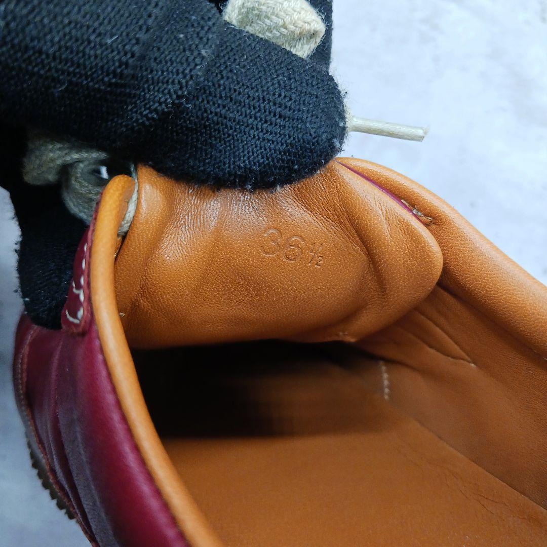 ✨美品✨ エルメス Hロゴ クイック レディース スニーカー レッド 36.5