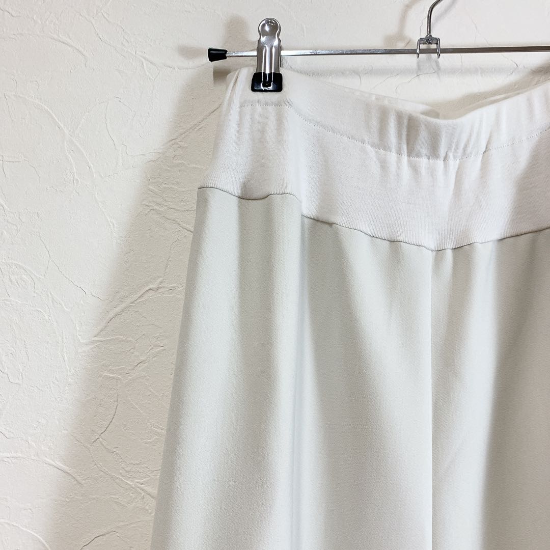 美品 BEARDSLEY ウエストリブキュロットパンツ ワイドパンツ F