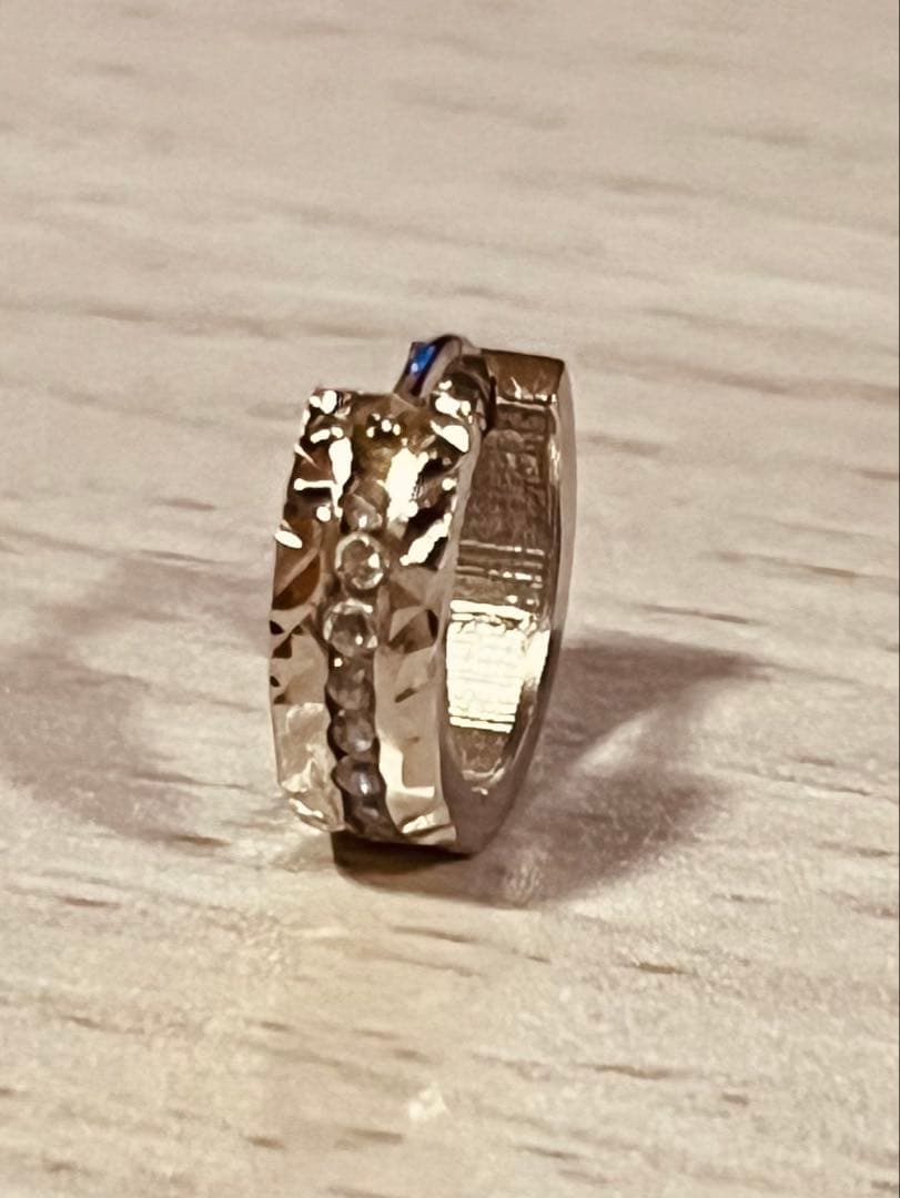 AVALANCHE 10K WG ジルコニアフープピアス 11mm