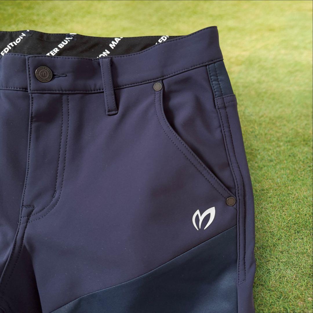 裏起毛　マスターバニー　パンツ　3 S ネイビー　黒　紺　暖パン　ウォームパンツ