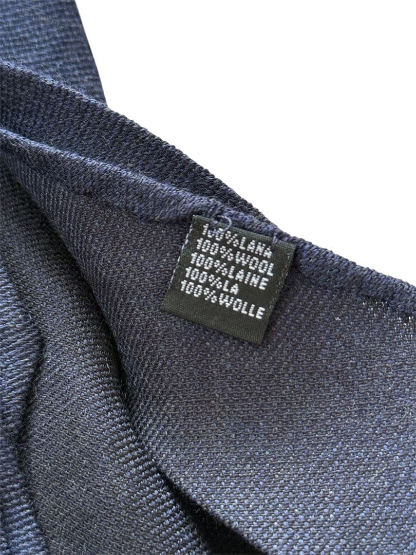 【美品】ALBERO セッテピエゲスフォデラータ　ウールネクタイ