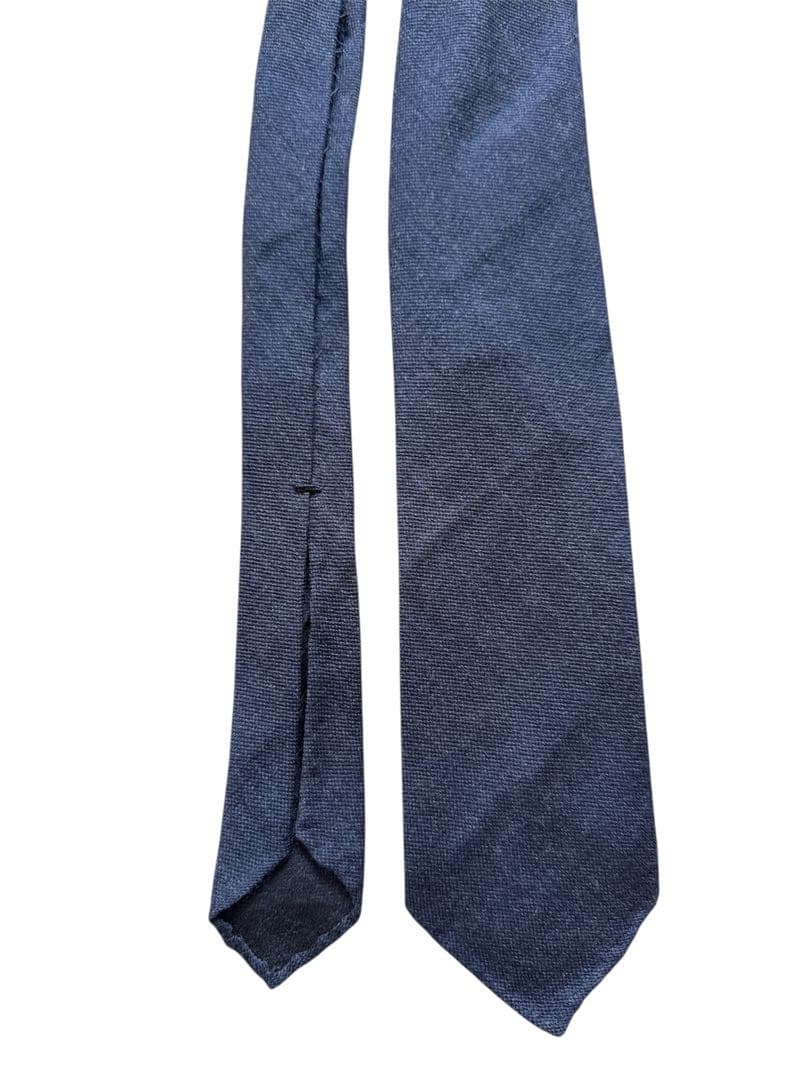 【美品】ALBERO セッテピエゲスフォデラータ　ウールネクタイ