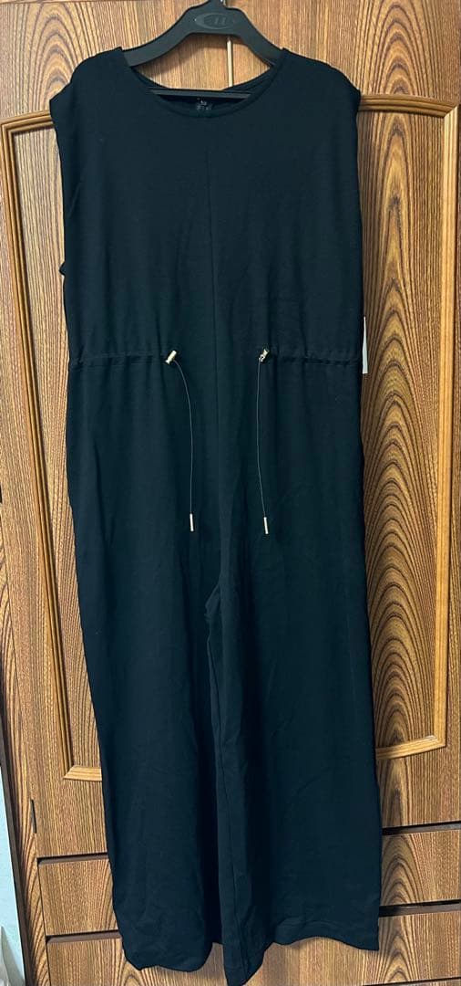 最終価格◎新品◎CADUNE リラックスオールインワン　ブラック　Sサイズ