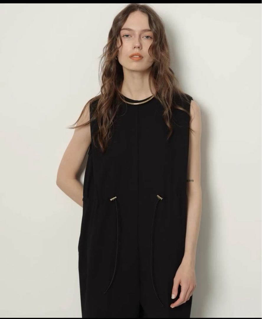 最終価格◎新品◎CADUNE リラックスオールインワン　ブラック　Sサイズ