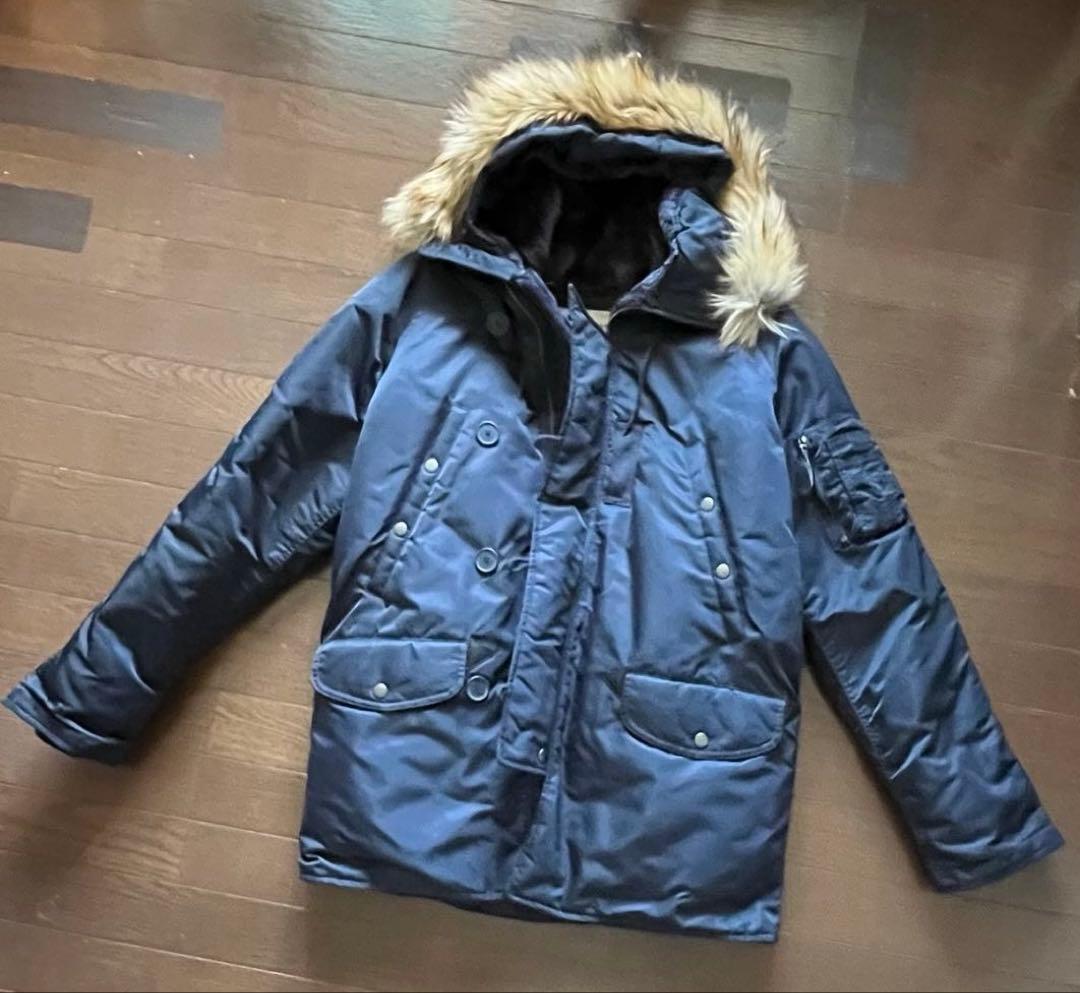 AVIREX N3B ネイビー ミリタリージャケット L