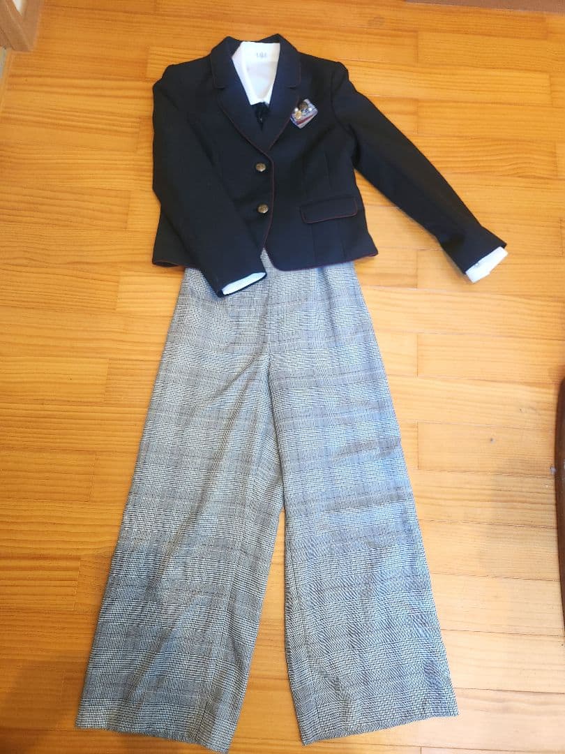 ELLE EN NOIR エルアンノワール ブレザーワイドパンツスーツ160㎝