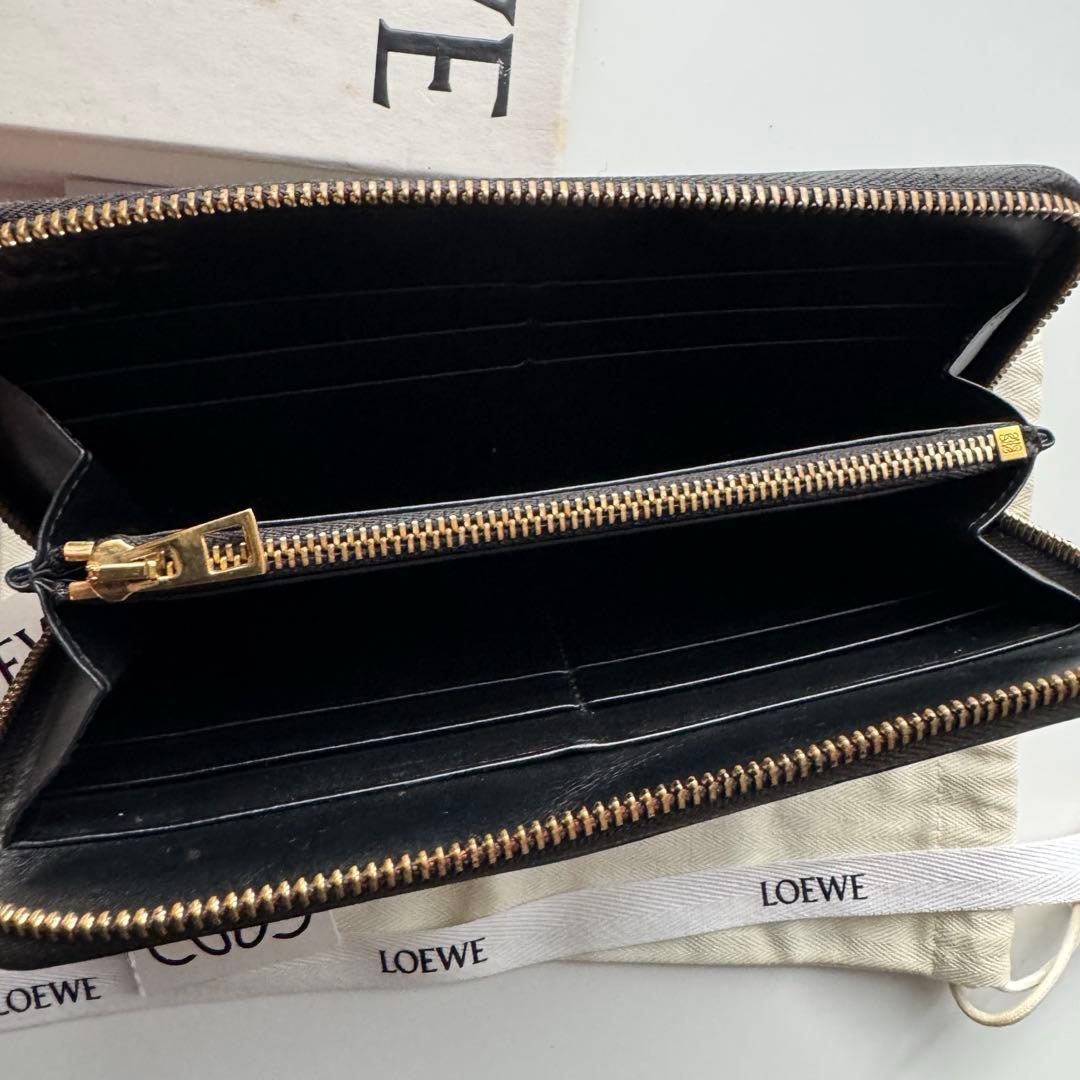 【限定価格】 218 LOEWE ロエベ ラウンドファスナー 長財布