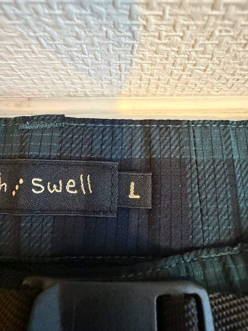 rough&swellチェック柄ノースリーブベスト、ハーフパンツセット