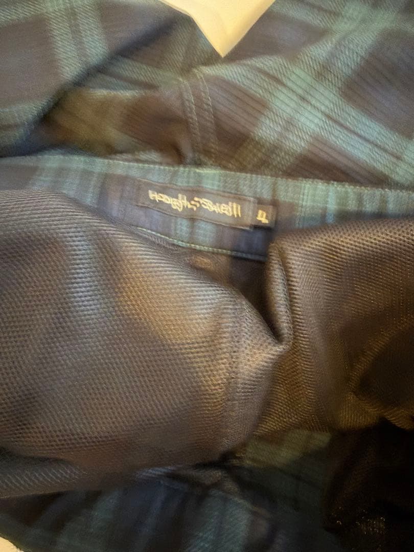 rough&swellチェック柄ノースリーブベスト、ハーフパンツセット