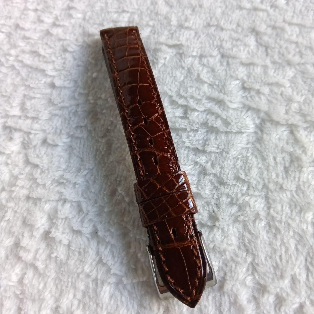 極美品‼️Obrey シルバー レザー時計 替えレザーバンド/クロコダイル 箱付