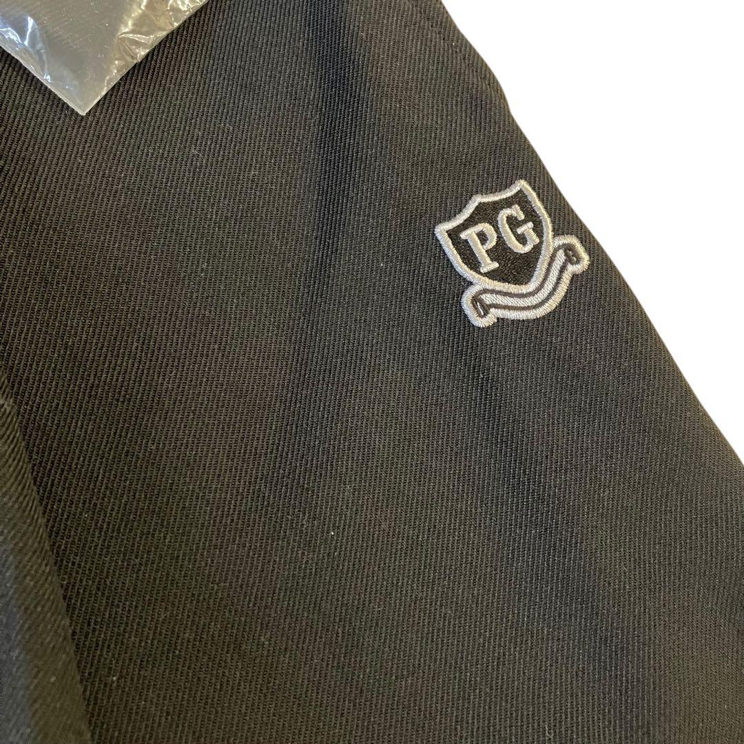 【新品タグ付き】パーリーゲイツ　ハーフパンツ　ロゴ　ブラック　ウール