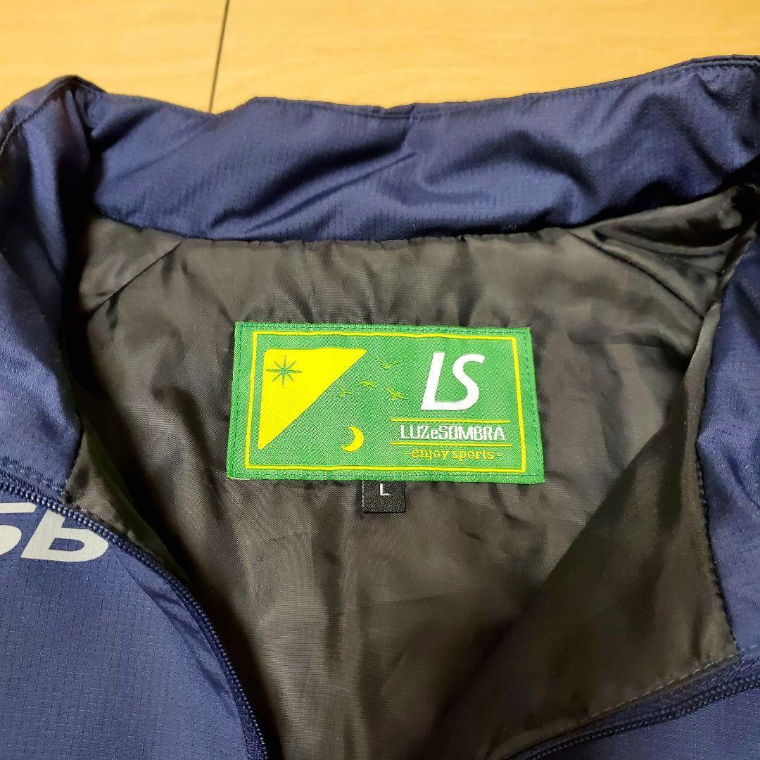 【美品】ルースイソンブラ 中綿 ピステ ジャケット 紺 L ハーフジップ