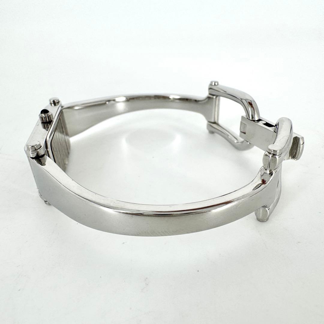 9【新品電池】GUCCI 1500Lブラックダイヤル 腕時計　レディース