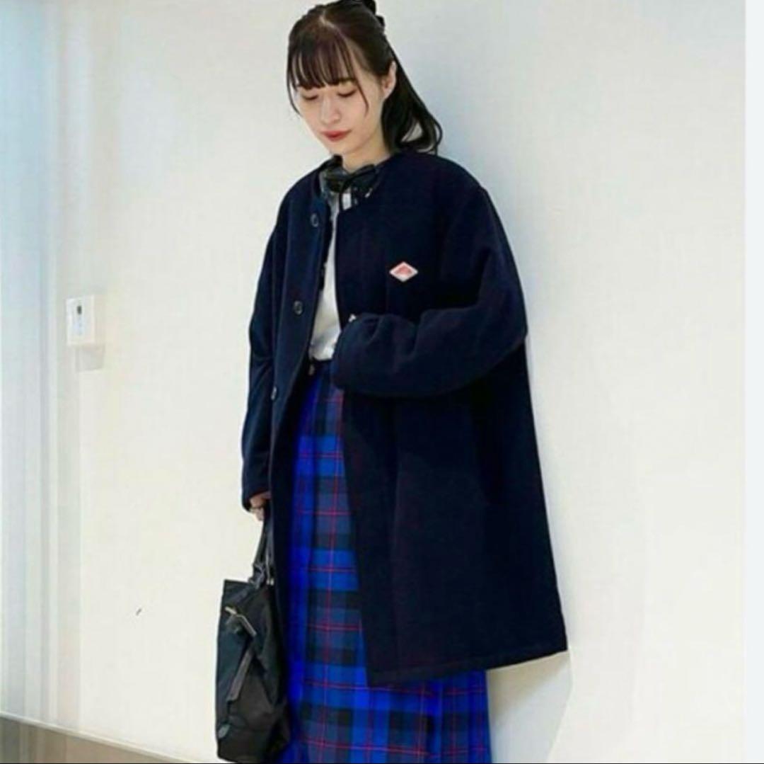 DANTON x Ray BEAMS モッサノーカラー ダウンコート